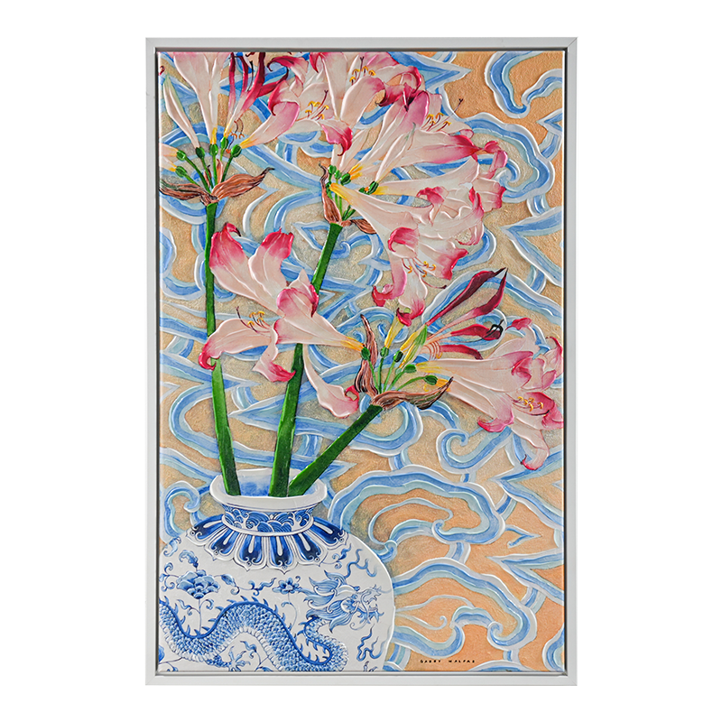 Belladonnas and Dragon Vase