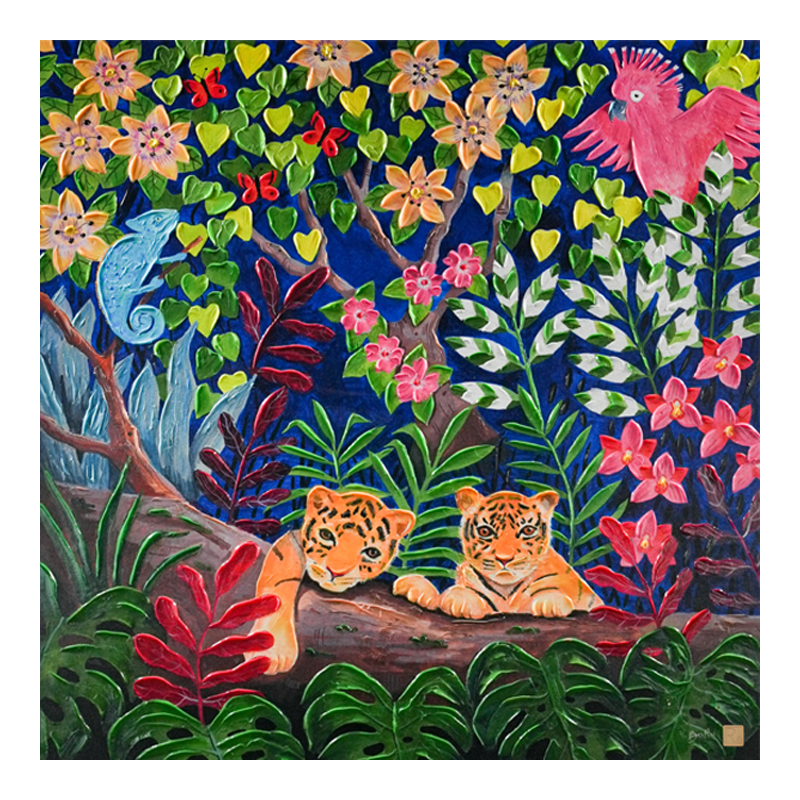 Tiger Babies in Jungle