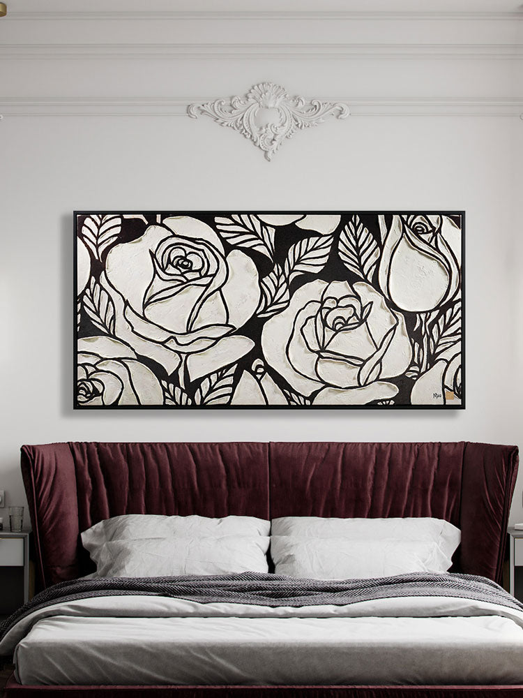 Black & White Flowers