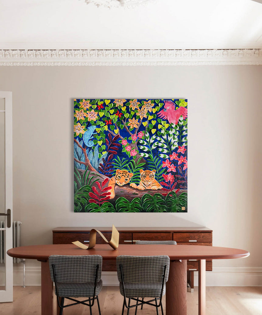 Tiger Babies in Jungle