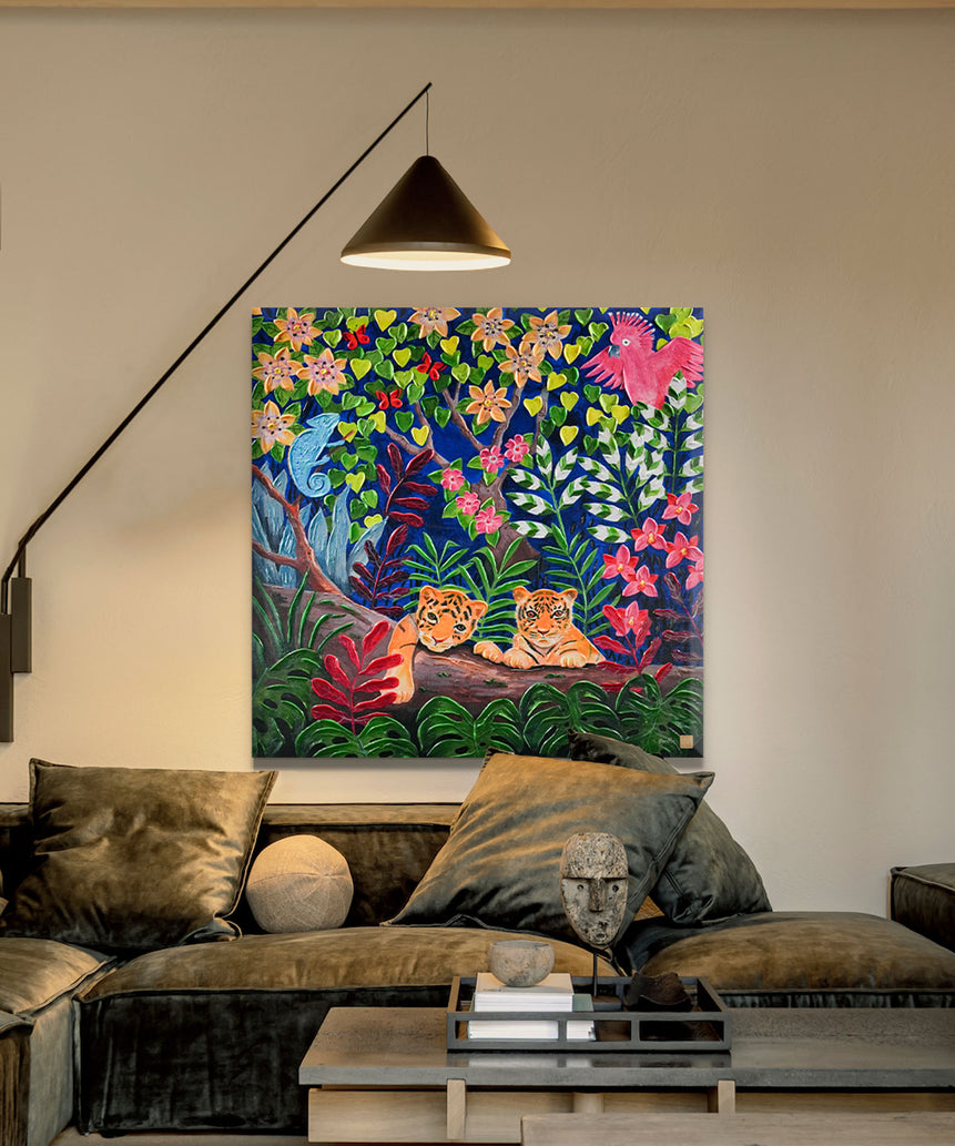 Tiger Babies in Jungle