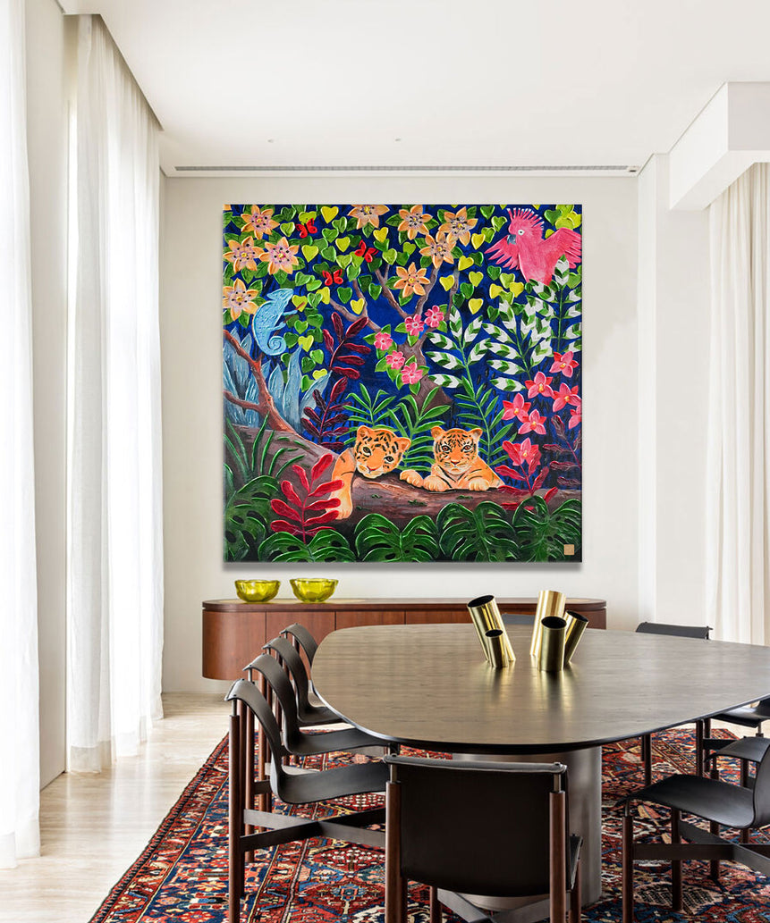 Tiger Babies in Jungle